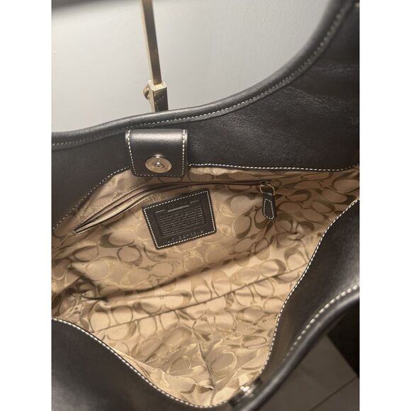 Brand New with Tags Vintage Black Coach Soho Slim Hobo Shoulder Bag - Picture 5 of 5